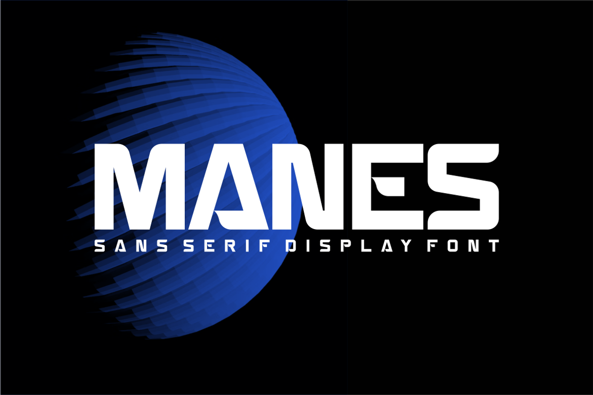 Manes - Font, a Sans Serif Font by artchiles_design (Photo 3 of 5)