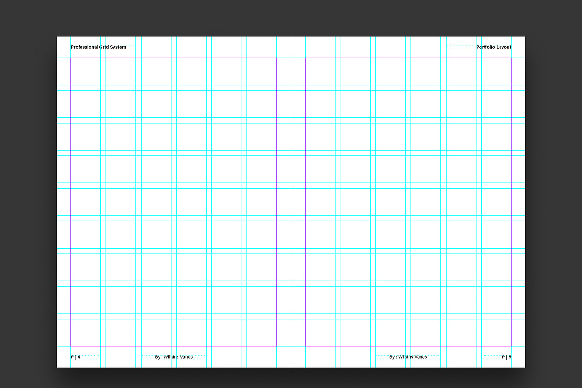 Professional A4 Brochure Grid System, a Brochure Template by TemplateFolio-Shop (Photo 5 of 7)