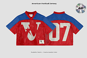 AMERICAN FOOTBALL JERSEY, an Apparel Mockup by Voyage Studio (Thumbnail 3 of 4)