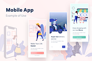 Lunas : E-Commerce Illustration Pack, a Templates & Theme by Designspace (Thumbnail 4 of 5)