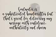 Soulmates | handwritten font, a Script Font by Scratchones (Thumbnail 2 of 10)