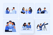 Friends Illustration Art Set, a Person Illustration by Brickclay (Thumbnail 9 of 9)
