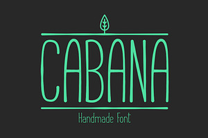 Cabana - Handmade Font