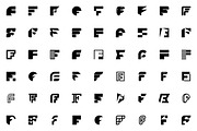 Set of letter F logo, a Branding & Logo Template by NataliiaVolyk (Thumbnail 2 of 3)