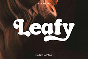 Leafy Serif Font, a Serif Font by Luna Shop (Thumbnail 1 of 8)