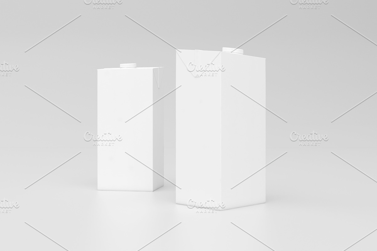 Milk Pack Packaging Mockup, a Packaging Mockup by shahsoft (Photo 2 of 2)