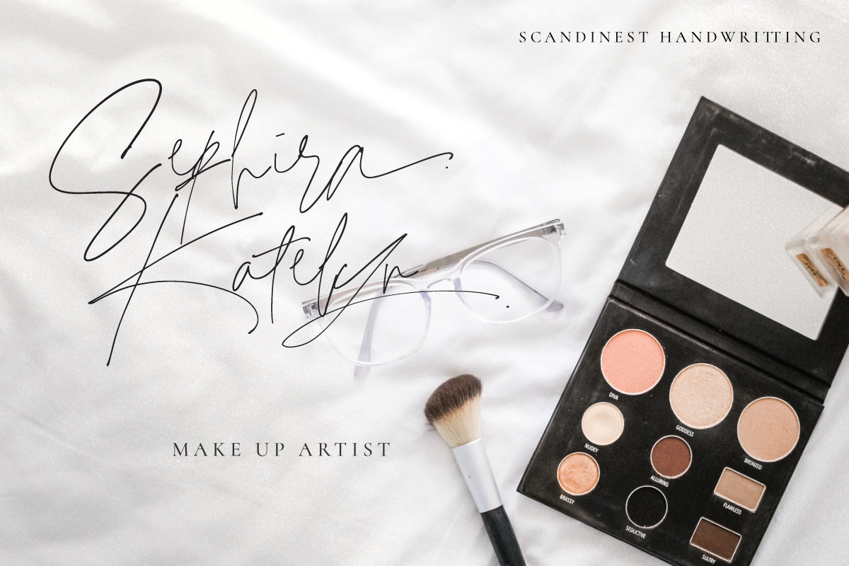 Scandinest - Signature With Ligature, a Script Font by Dirtytemp Studio (Photo 11 of 16)