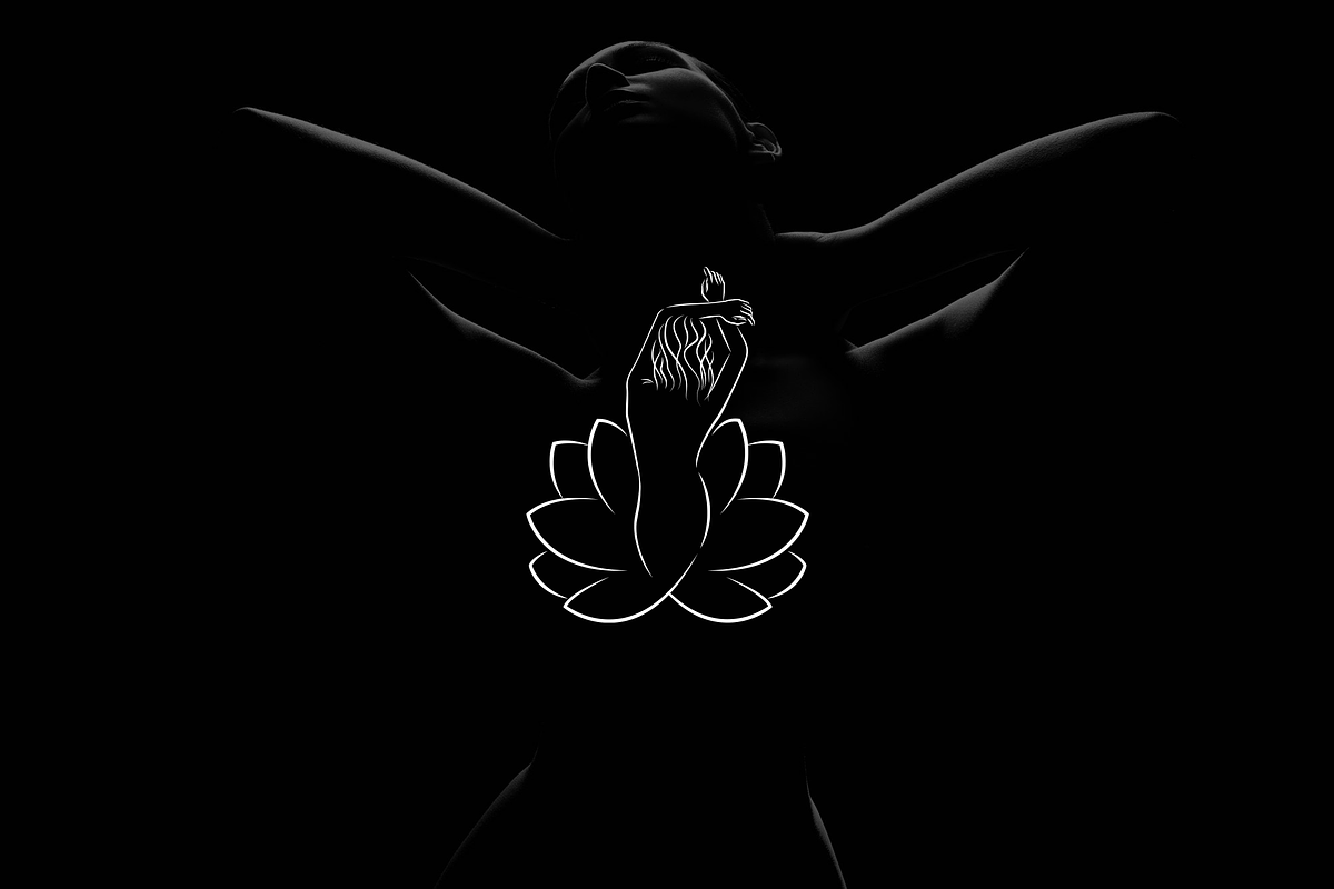 Minimalist Lotus with Woman Body, a Branding & Logo Template by Luxury Logos (Photo 2 of 4)