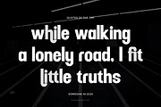 Hostero - Condensed Sans Serif Font, a Sans Serif Font by Flawless And Co (Thumbnail 3 of 10)