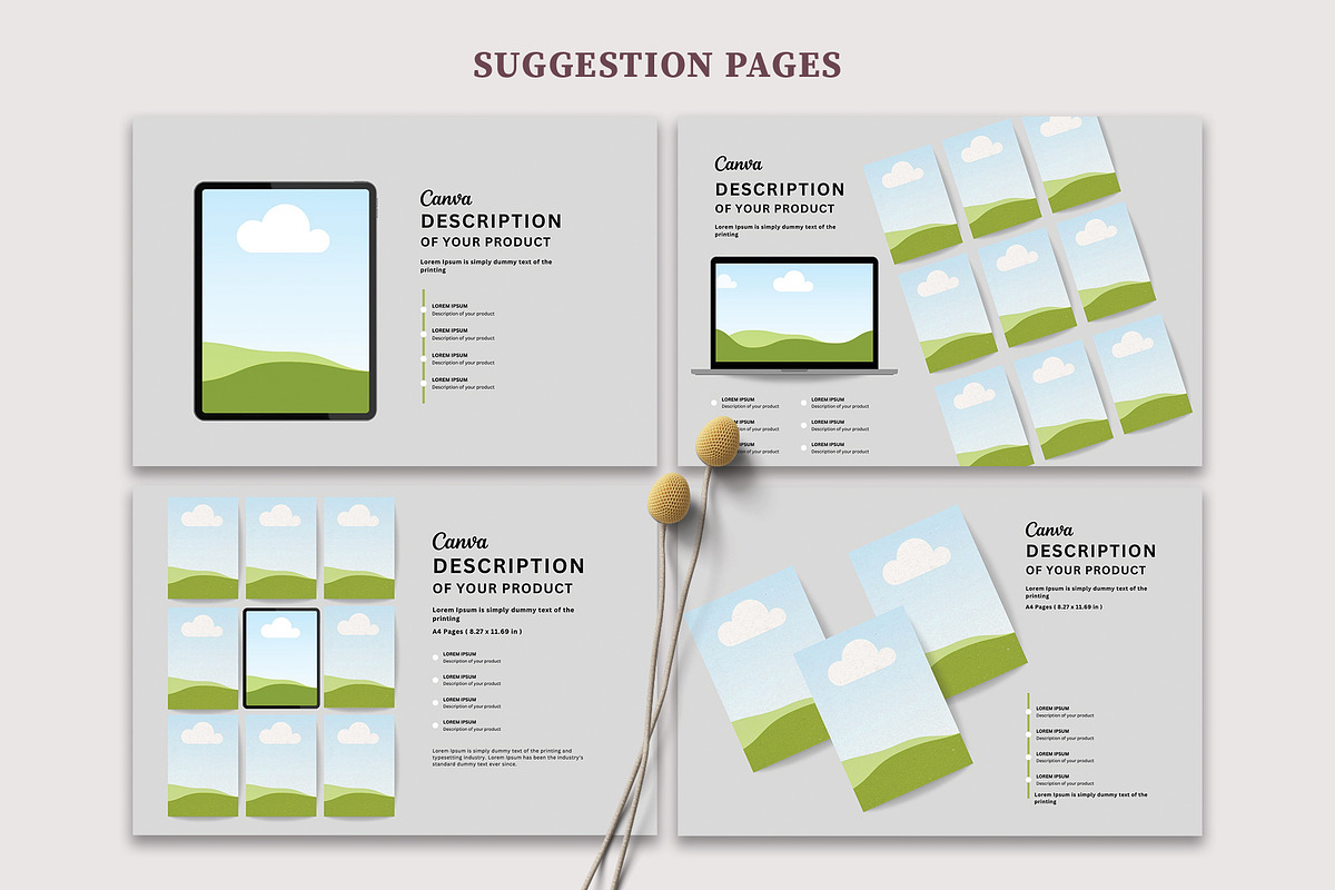 Canva Product Mockup Template, a Stationery Template by Design Zone (Photo 3 of 4)