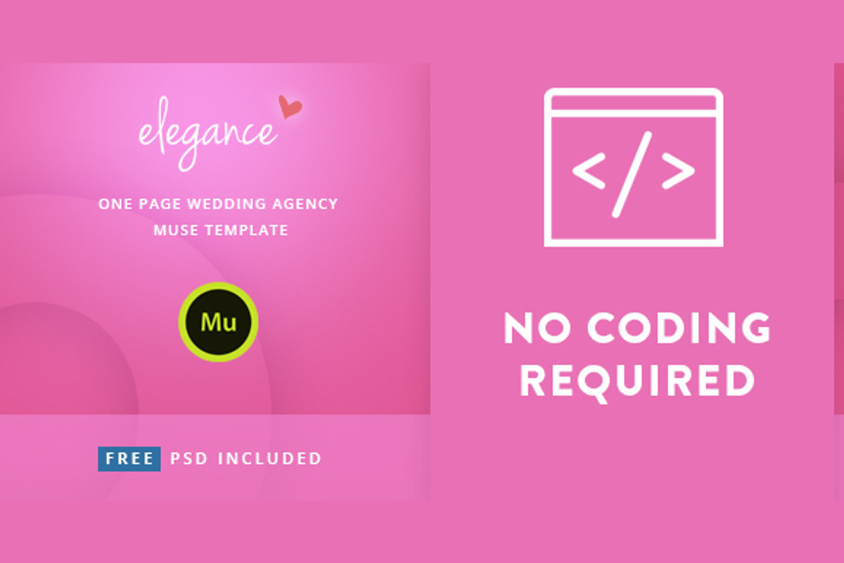 Elegance - Wedding Agency Template, a HTML Template by WellMadePixel (Photo 3 of 5)