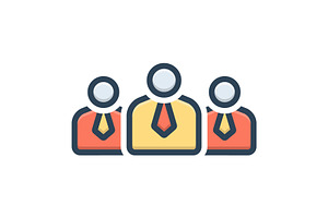 Men person color icon, a Duotone Icon by Creative priyanka