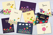 Bee and flowers, an Illustration by BerryCaty (Thumbnail 2 of 14)