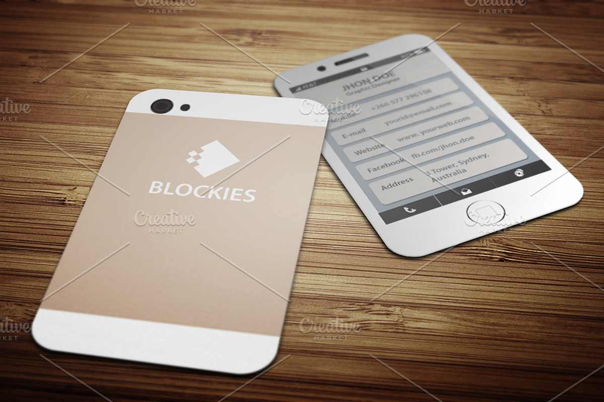 Iphone 6 (25% Off) Business Card, a Business Card Template by Pentaclay (Photo 3 of 5)
