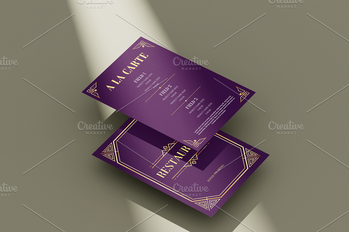 Elegant Menu, a Brochure Template by Tzochko (Photo 3 of 4)