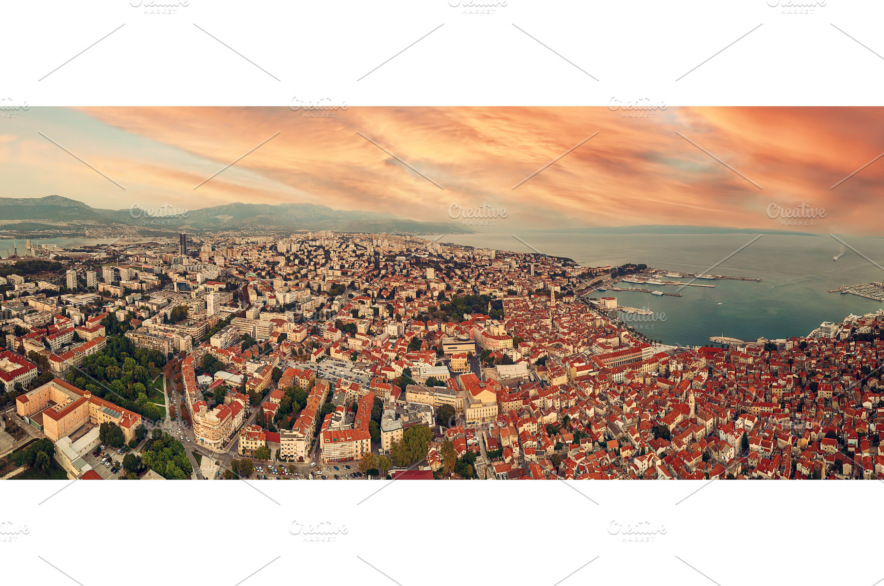 View to Split, Croatia, an Architecture Photo by Nature and travel