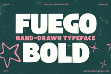 Fuego - Handdrawn Typeface