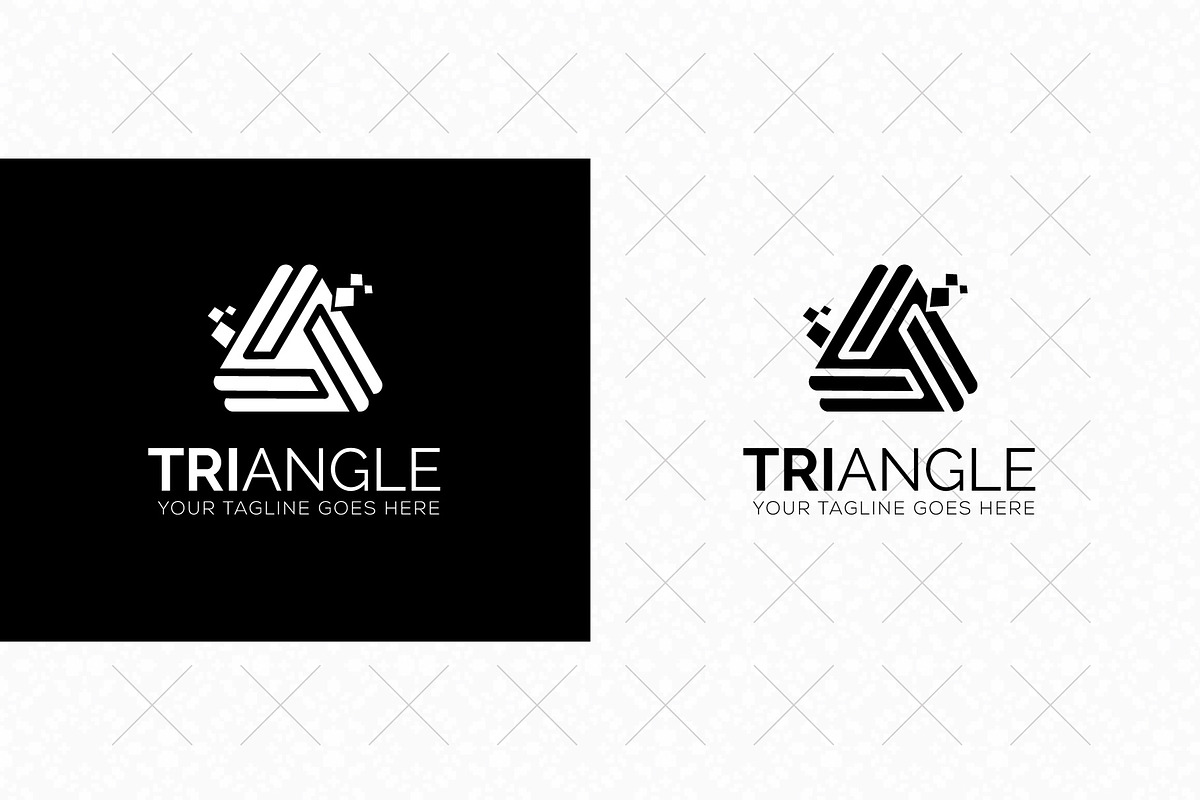 Tri Angle Logo Template, a Branding & Logo Template by The Branding Fusion