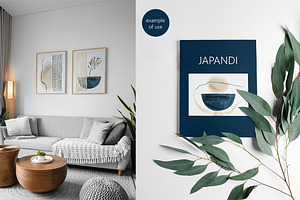 Japandi - Abstract Watercolor Set