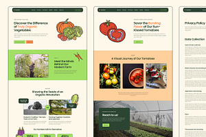 FreshField // Food Business Template