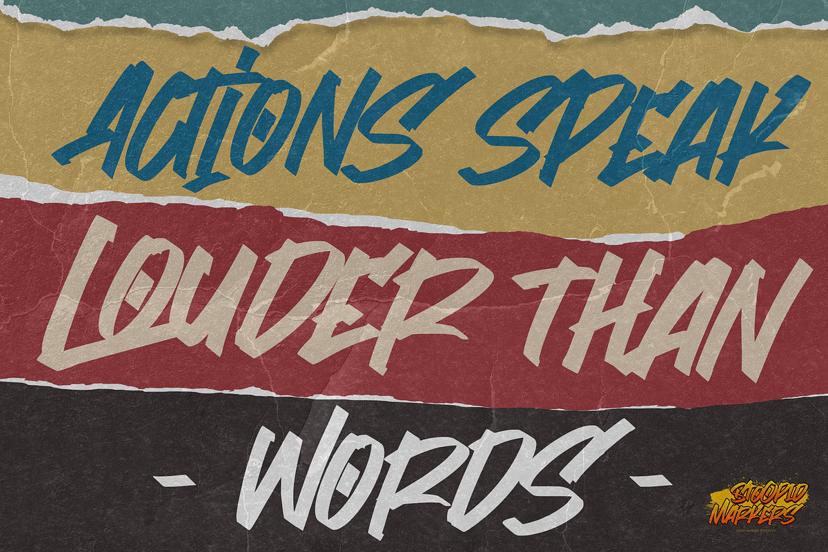 Stoopid Markers-Bold Market Typeface, a Sans Serif Font by Gassstype (Photo 8 of 8)