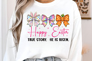Happy Easter PNG True Story He is Ri, an Illustration by Libby Wishes (Thumbnail 5 of 6)