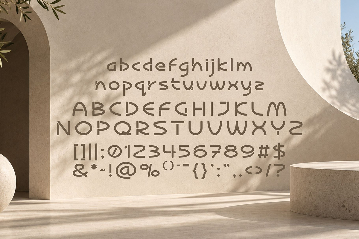 Sonder Sans - Geometric Display, a Sans Serif Font by HipFonts (Photo 2 of 8)