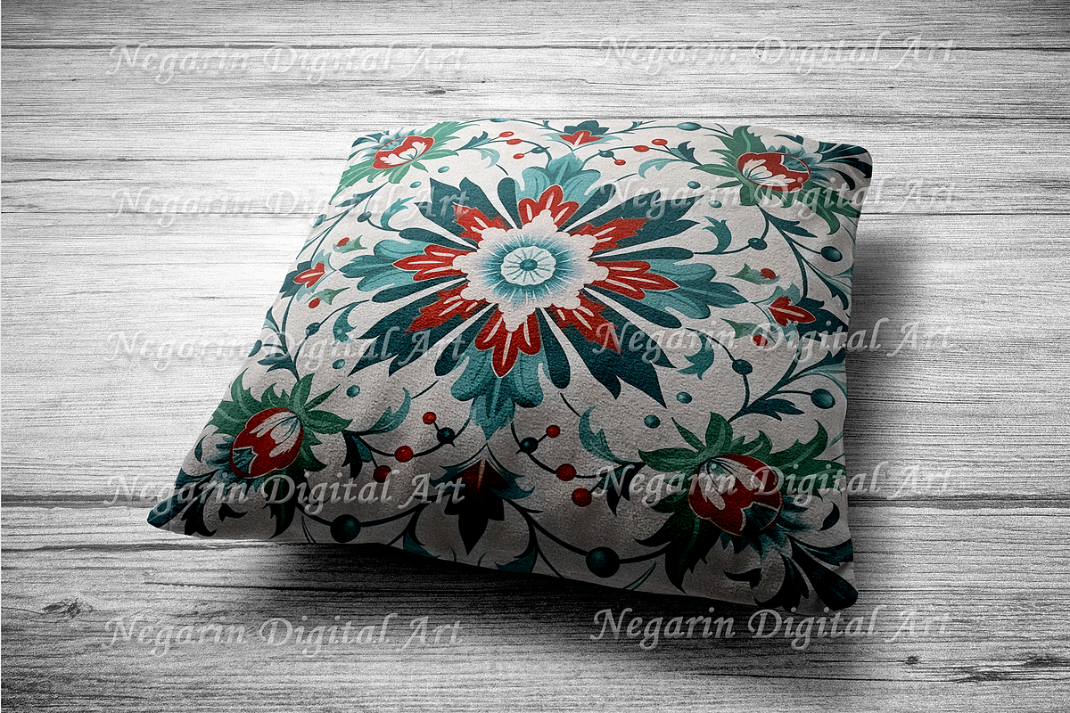 Turkish Pattern Tile, a Pattern Graphic by Negarin Digital Art (Photo 7 of 8)