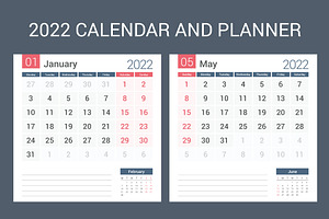 2022 Calendar And Planner