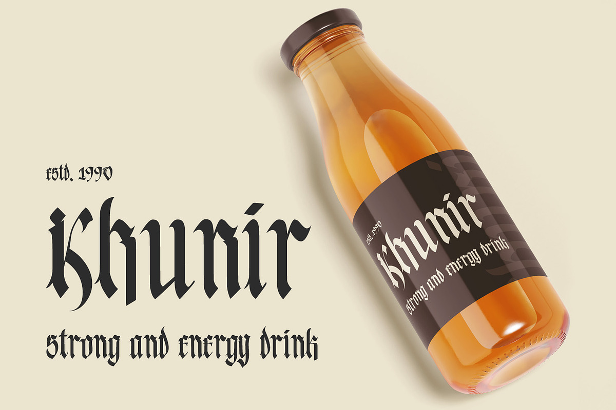Blacktones, a Blackletter Font by Vintage Division (Photo 6 of 10)