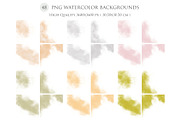 Watercolor Floral Backgrounds, a Background Graphic by sibel dayı (Thumbnail 7 of 8)
