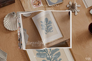 BURGUNDY | frame mockup with mat, a Household Mockup by Stykke Studio (Thumbnail 9 of 10)