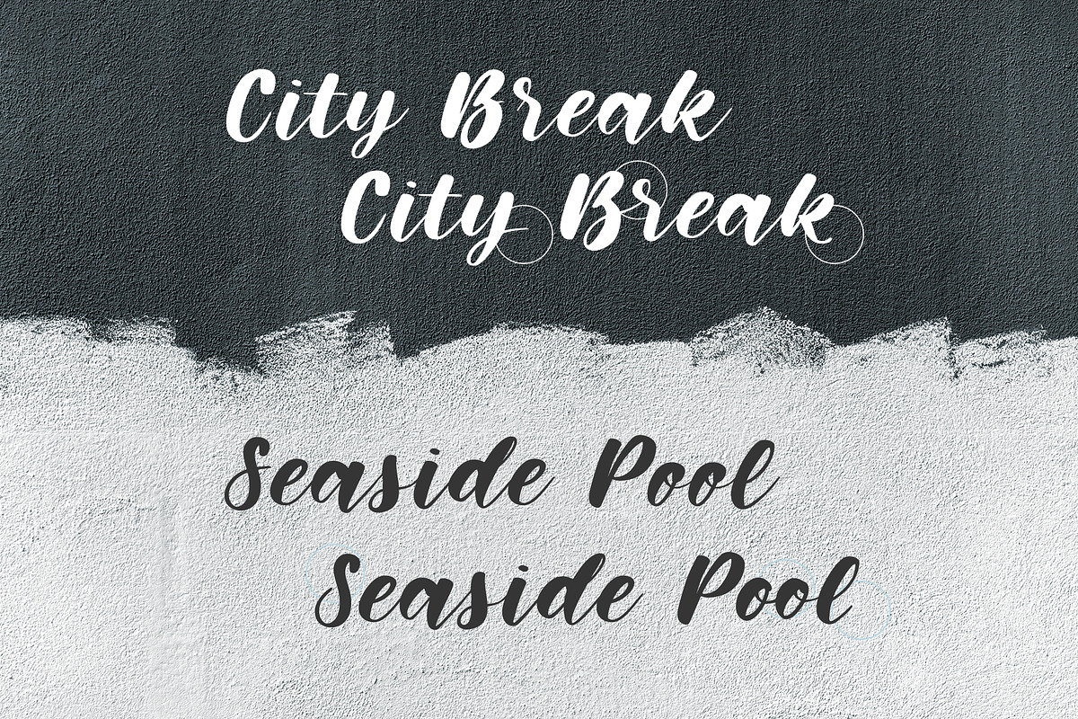 Memphis Park Script Font preview 2
