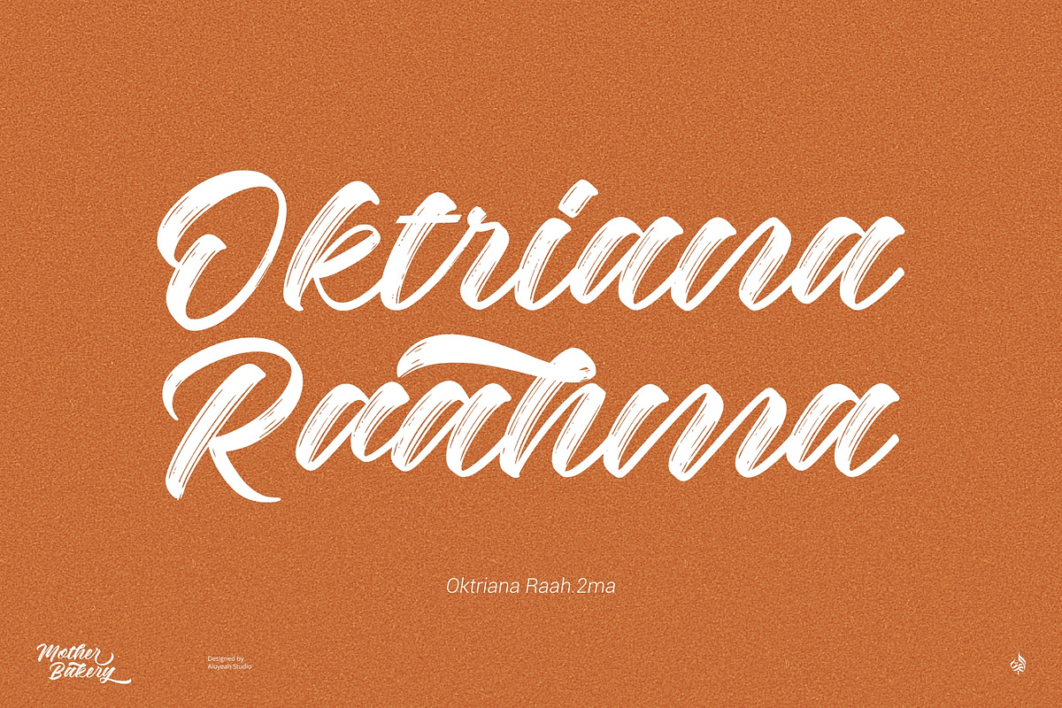 Mother Bakery, a Handwritten Font by Aluyeah Studio (Photo 11 of 13)