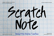 Scratch Note Font