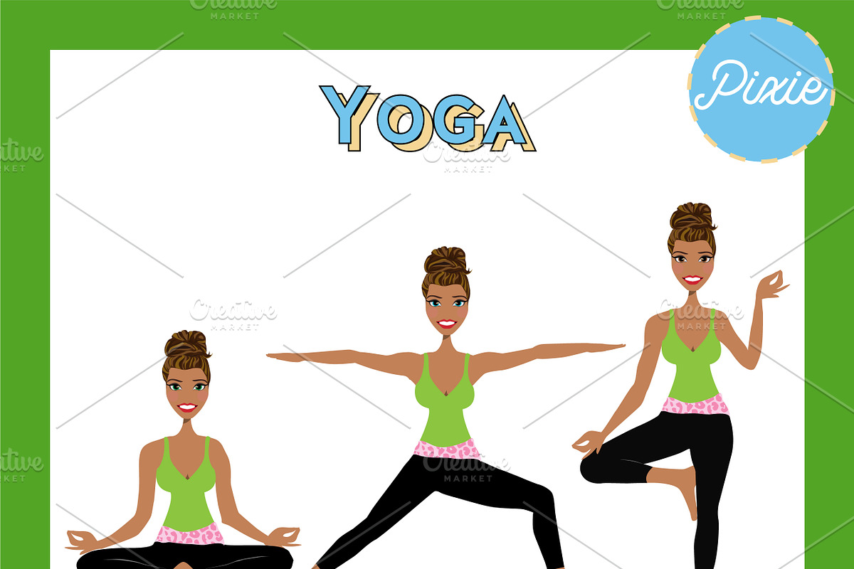 Yoga Teacher Portrait Creator, a Person Illustration by Lauren Lesley Studio (Photo 28 of 43)