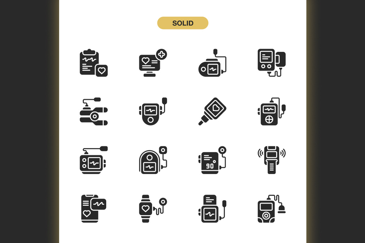 Pulse Oximeter Icons, an Icon by Spacepixel Creative (Photo 3 of 3)