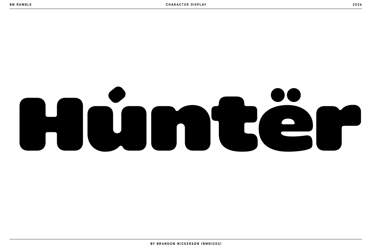 BN Rumble, a Sans Serif Font by Bnick (Photo 13 of 16)