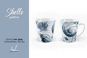 Seashells patterns collection, a Pattern Graphic by Sam2211 (Thumbnail 5 of 13)