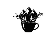 Mountain Coffee Cup Design Bundle, an Illustration by yasushie (Thumbnail 10 of 31)