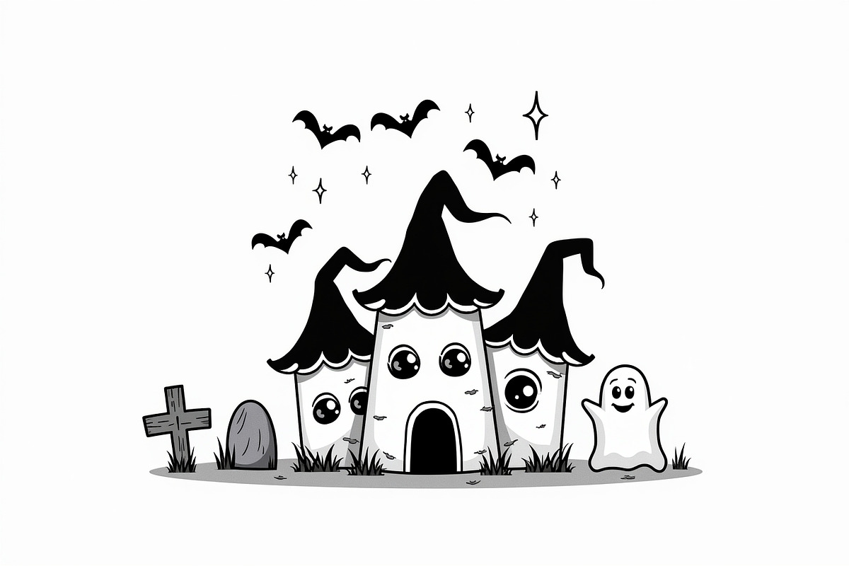 Spooky Halloween Clipart Set, an Illustration by BIPLOB EXPERT (Photo 7 of 26)