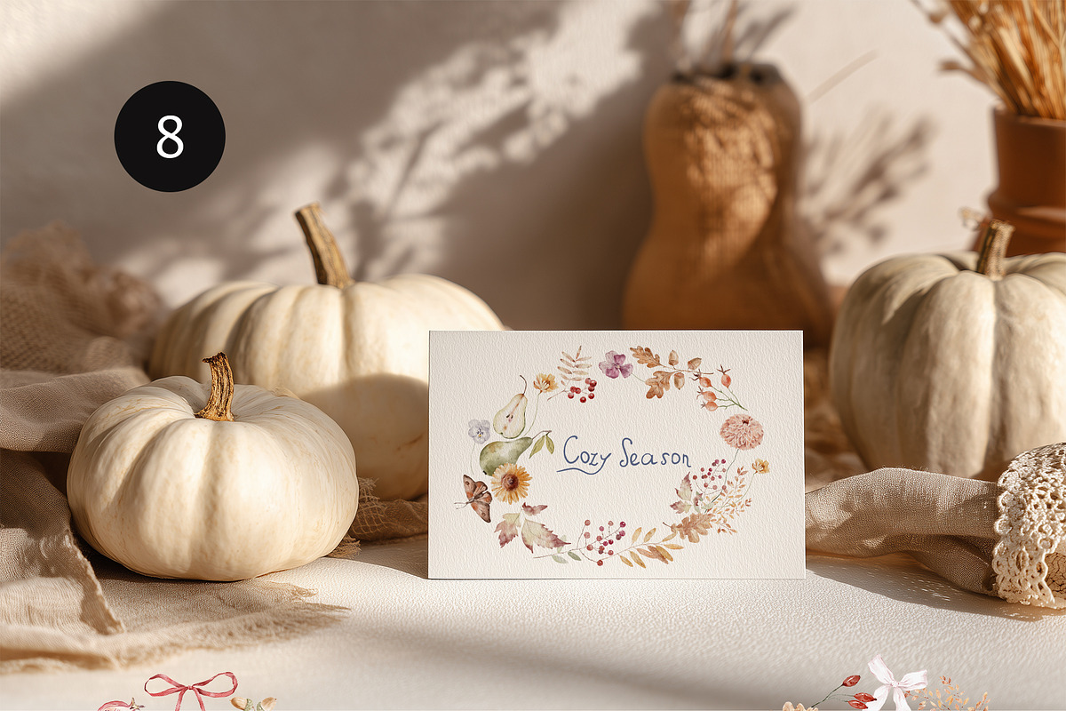 Cozy Season Watercolor Set, an Object Graphic by Watercolor_Ma (Photo 6 of 8)