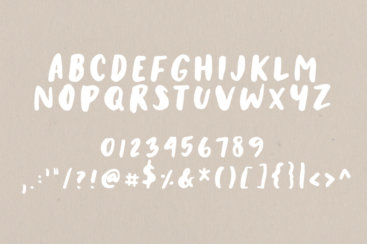 Austin | A Hand Painted Typeface preview 2