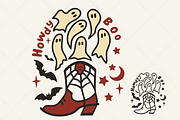 Howdy Halloween SVG Cowboy Ghost PNG, an Object Graphic by TanchaArt (Thumbnail 1 of 9)