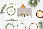 White Beige Boho Christmas, a Decorative Illustration by Cozy pattern shop (Thumbnail 4 of 12)