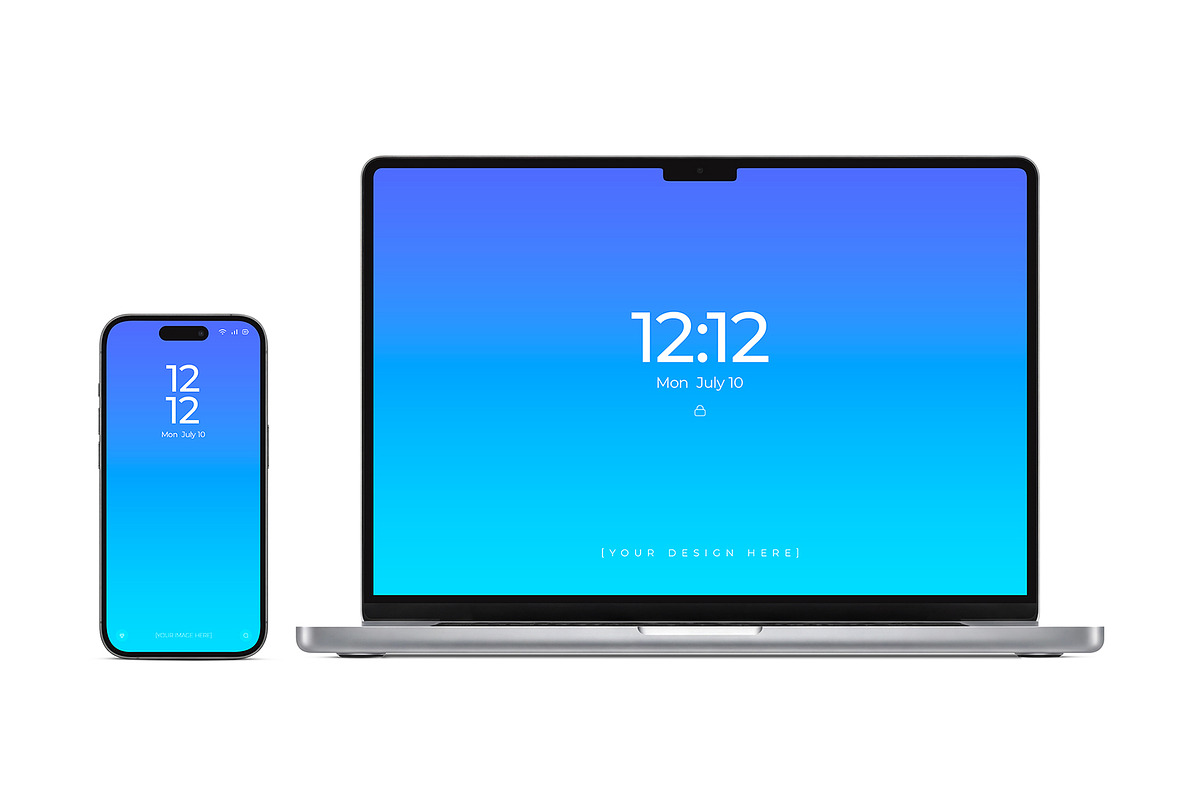 Laptop Macbook Screen Mockup Bundle, a Mac Mockup by graphypix (Photo 13 of 14)