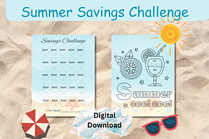 Summer Savings Challenge PNG