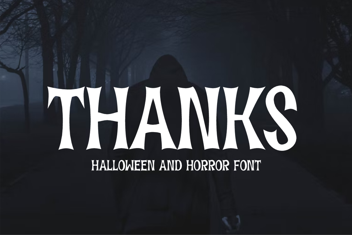 Tinokpa - Halloween Font, a Blackletter Font by QR Design Studio (Photo 9 of 11)