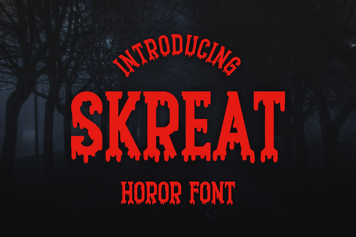 Skreat, a Serif Font by lelevien (Photo 1 of 6)