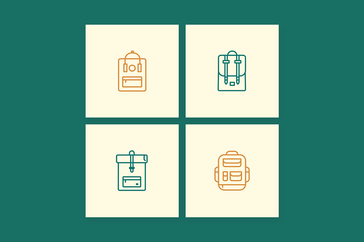 Backpack icons, an Icon by Somewan draws (Photo 5 of 5)